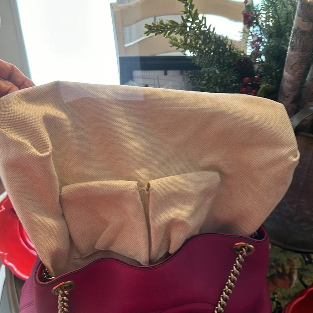 Gucci Chain Shoulder Soho Pink Bag - Picture 13 of 16